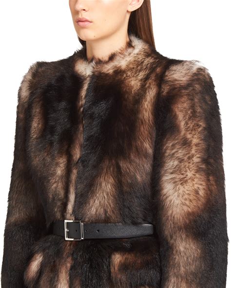 prada fur coat 2015|prada fur coat shearling.